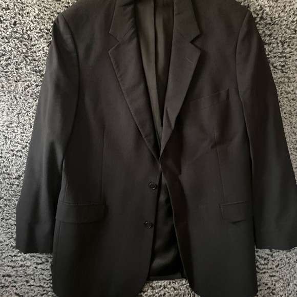 Brooks Stretch Blazer Blue Check 100% ViscoSport Coat Jacket Made in Israel 43L - Picture 14 of 14